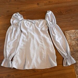 BOSKEMPER Puff Sleeve Mini Dress‎